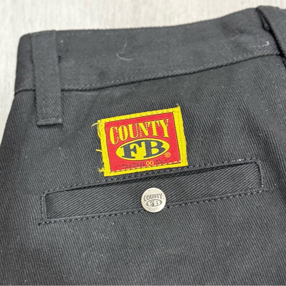 FB County men’s baggy black pants